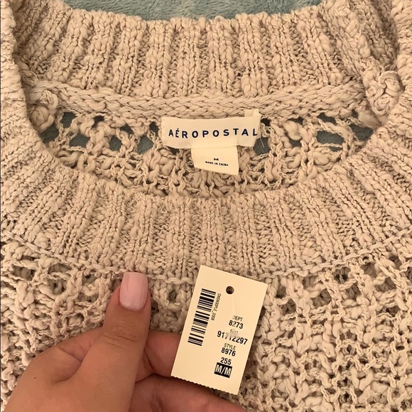 Cropped knit sweater - Picture 3 of 4